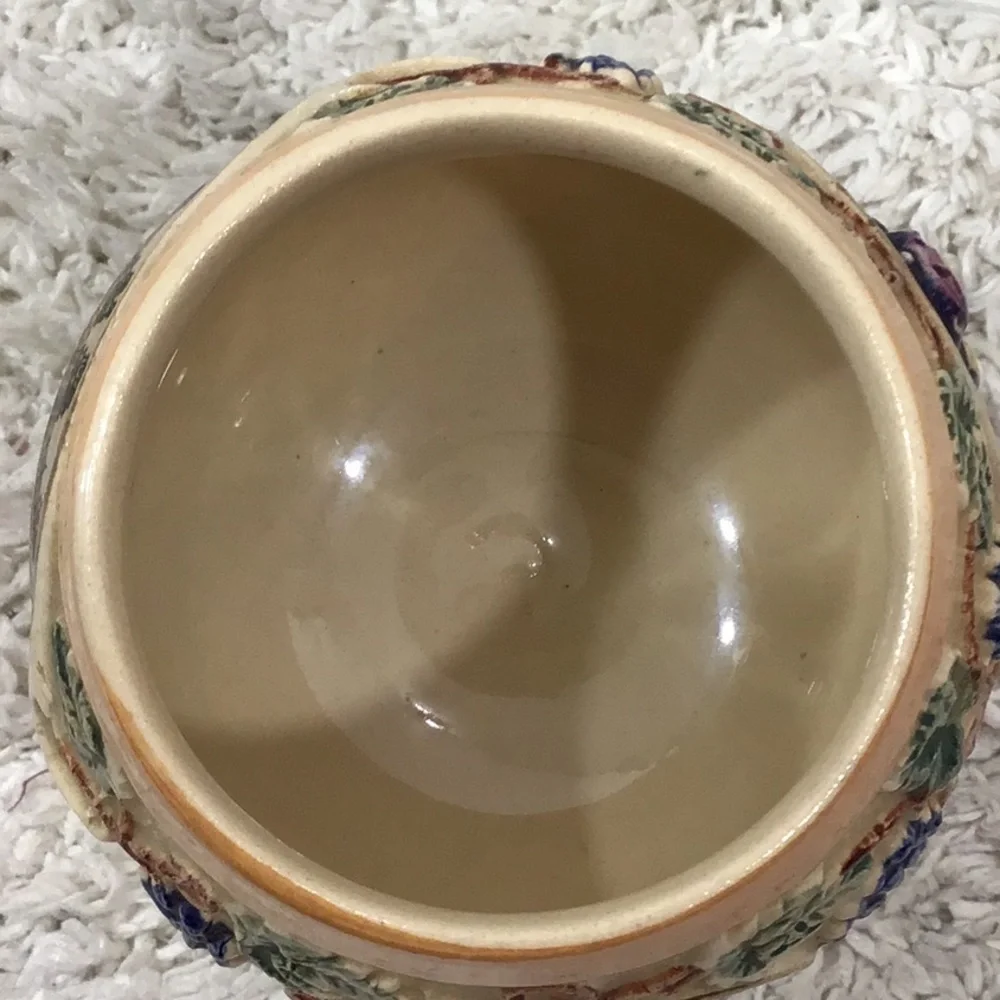 German stoneware hand painted goblet vintage 70’s